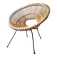 Sunburst Rattan Armchair