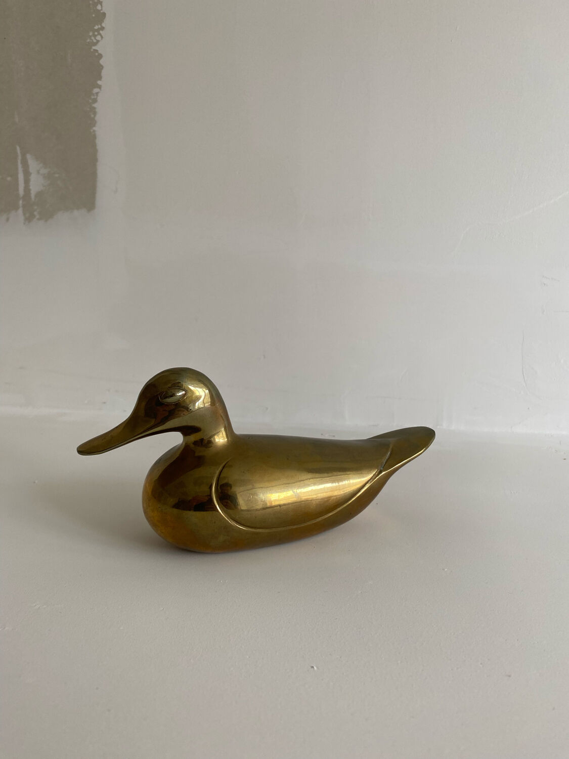 Vintage Brass Duck