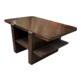 Table basse en acajou massif