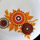6 70's dessert plates in Winterling Bavaria porcelain