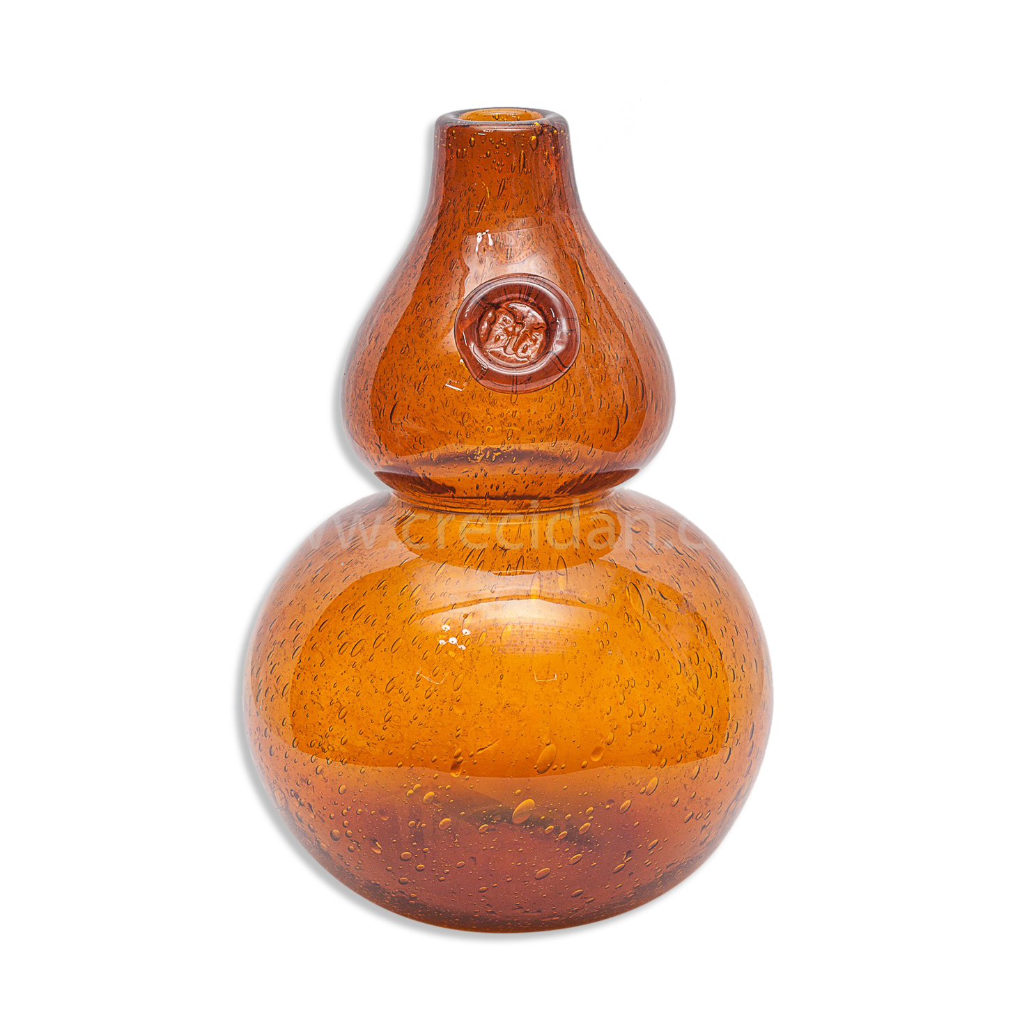 Bubbled glass vase – Biot