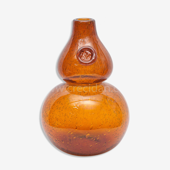 Bubbled glass vase – Biot