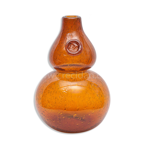 Vase en verre bullé – Biot