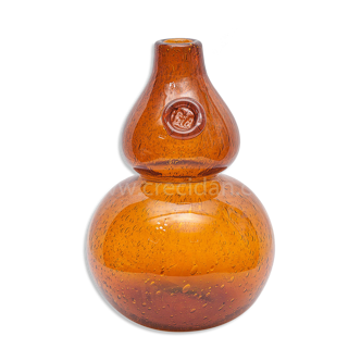 Bubbled glass vase – Biot