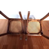 2 art deco chairs canned