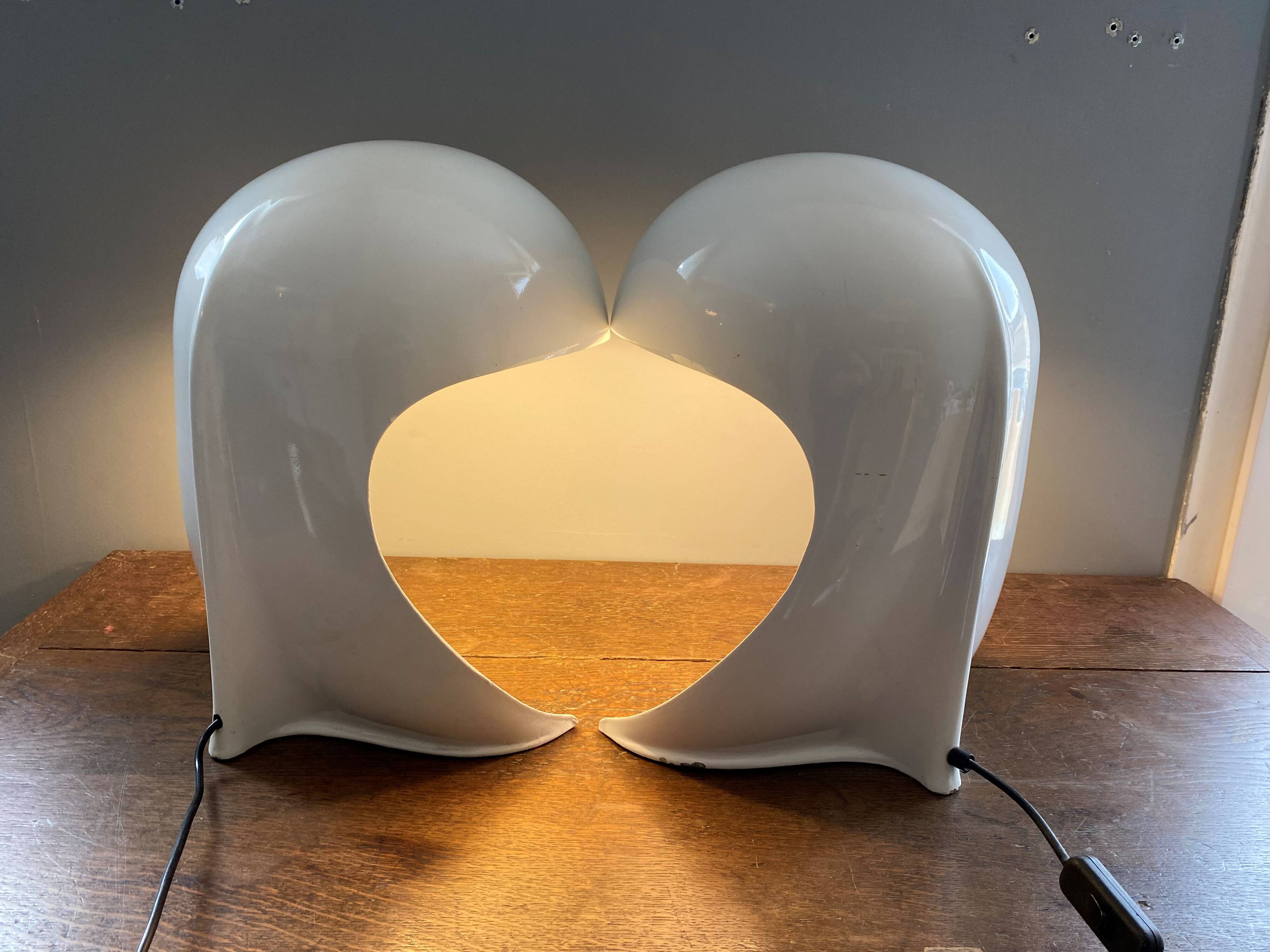 Pair of Dania lamps by Dario Tognon for Artemide vintage 1969