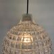 Crystal glass pendant lamp by Peill & Putzler 1960