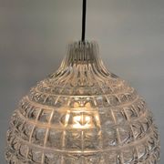 Suspension en verre cristal par Peill & Putzler 1960