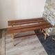 Paire de bancs vintage