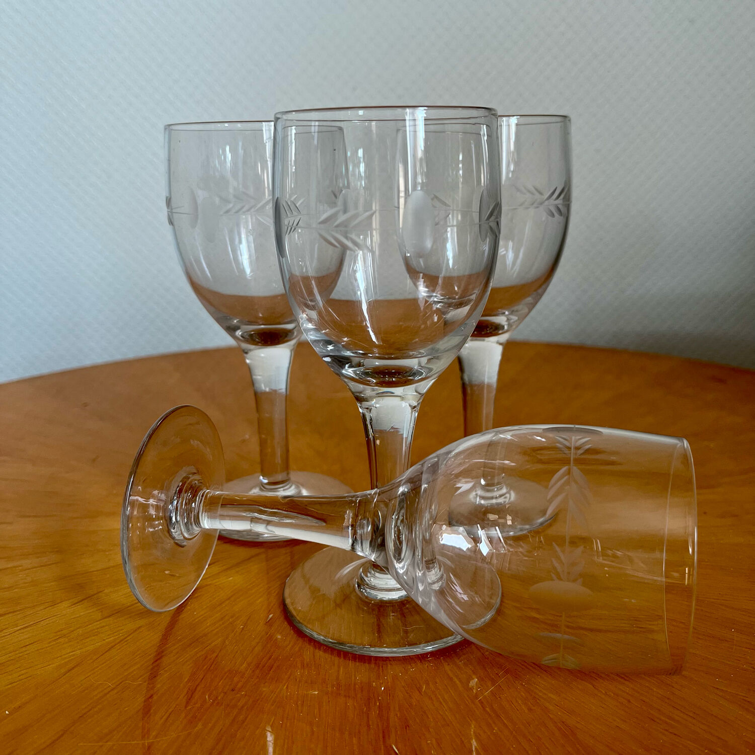 Vintage wine glasses 1960