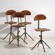 Vintage swivel chairs (c.1950). Set of 4 pieces #2