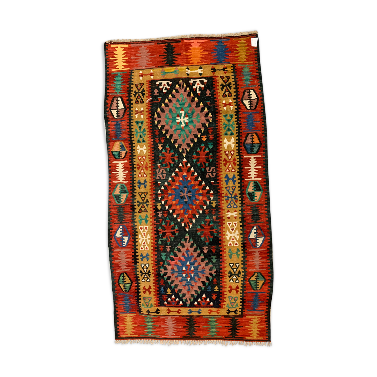 Turkish kilim kelim rug - 188x101 cm