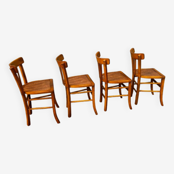 Lot de 4 chaises bistrot