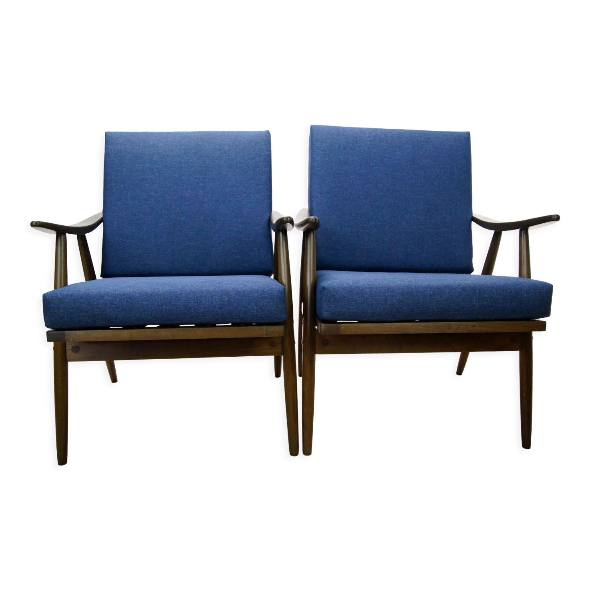 Fauteuils tchécoslovaques de Ton, années 1960, Set de 2