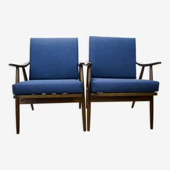 Czechoslovak Armchairs from Ton, 1960s, Set of 2