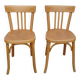 Paire de chaises bistrot Baumann