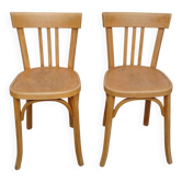 Pair of Baumann bistro chairs