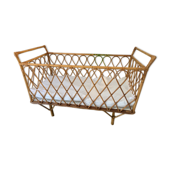 Rattan cot