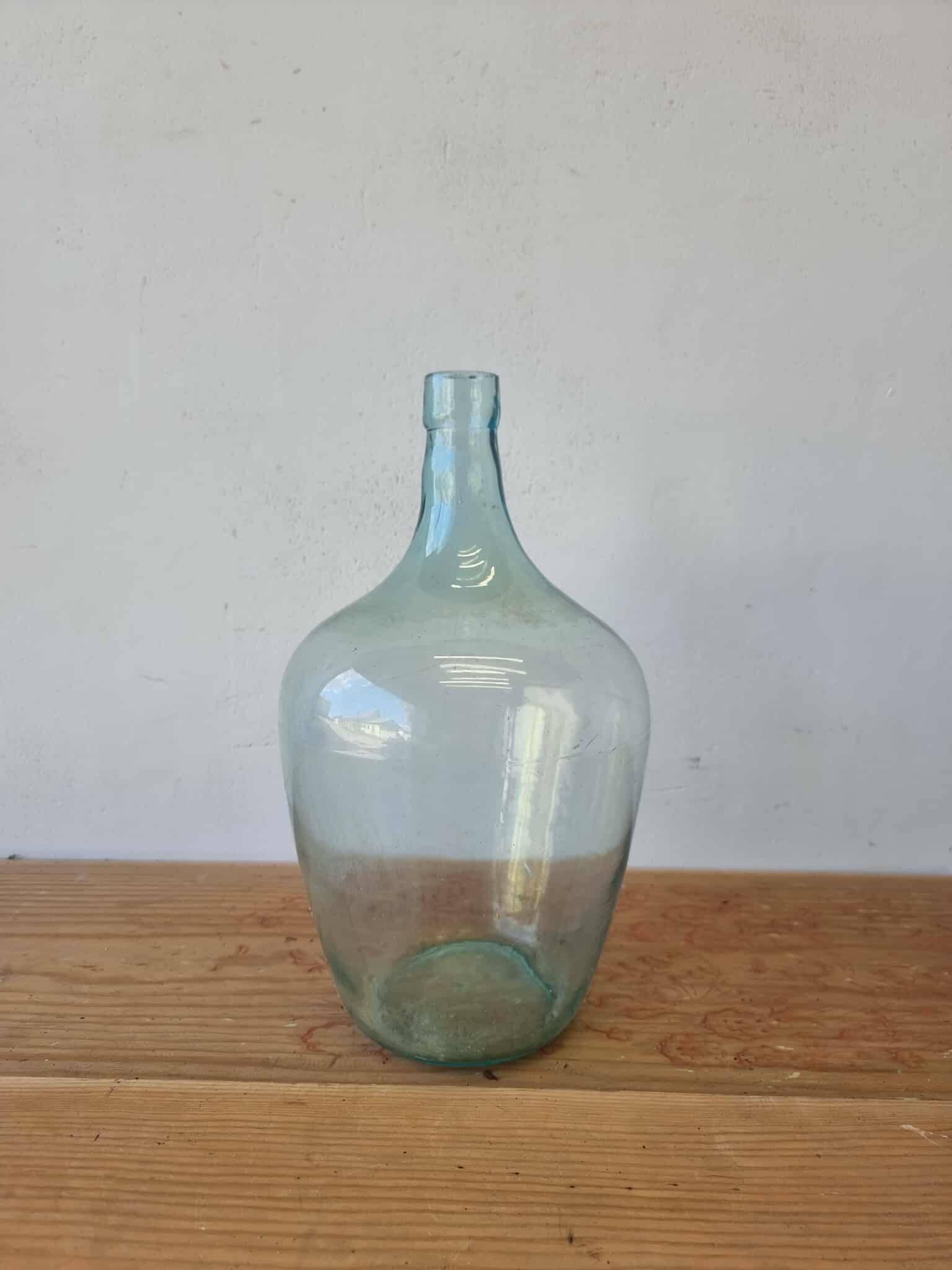 Vintage glass bottles and vases