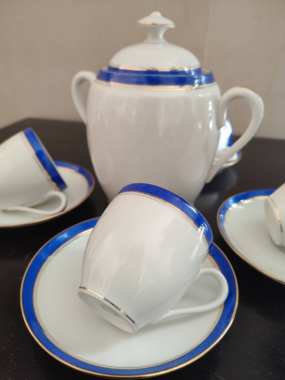 Limoges Porcelain coffee service 4 cups