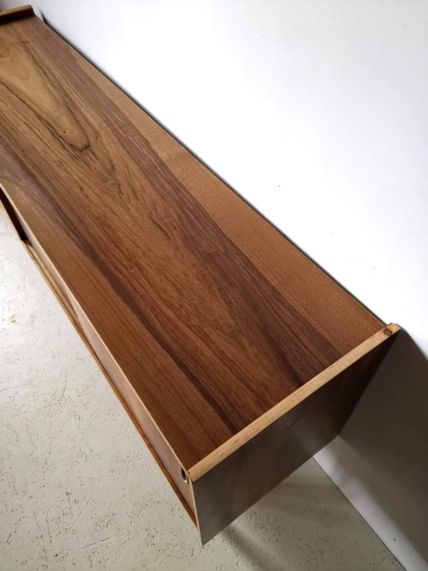 Walnut veneer sideboard by Bytomskie Zaklady, Polish Mid-Century 1960s