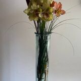 Grand vase tube en verre