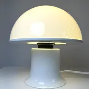Lampe de table champignon par Dijkstra Lampen, Pays-Bas, années 1970.
