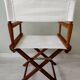 "Director's" folding armchair in solid wood