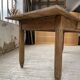 1950s oak butcher's farm table