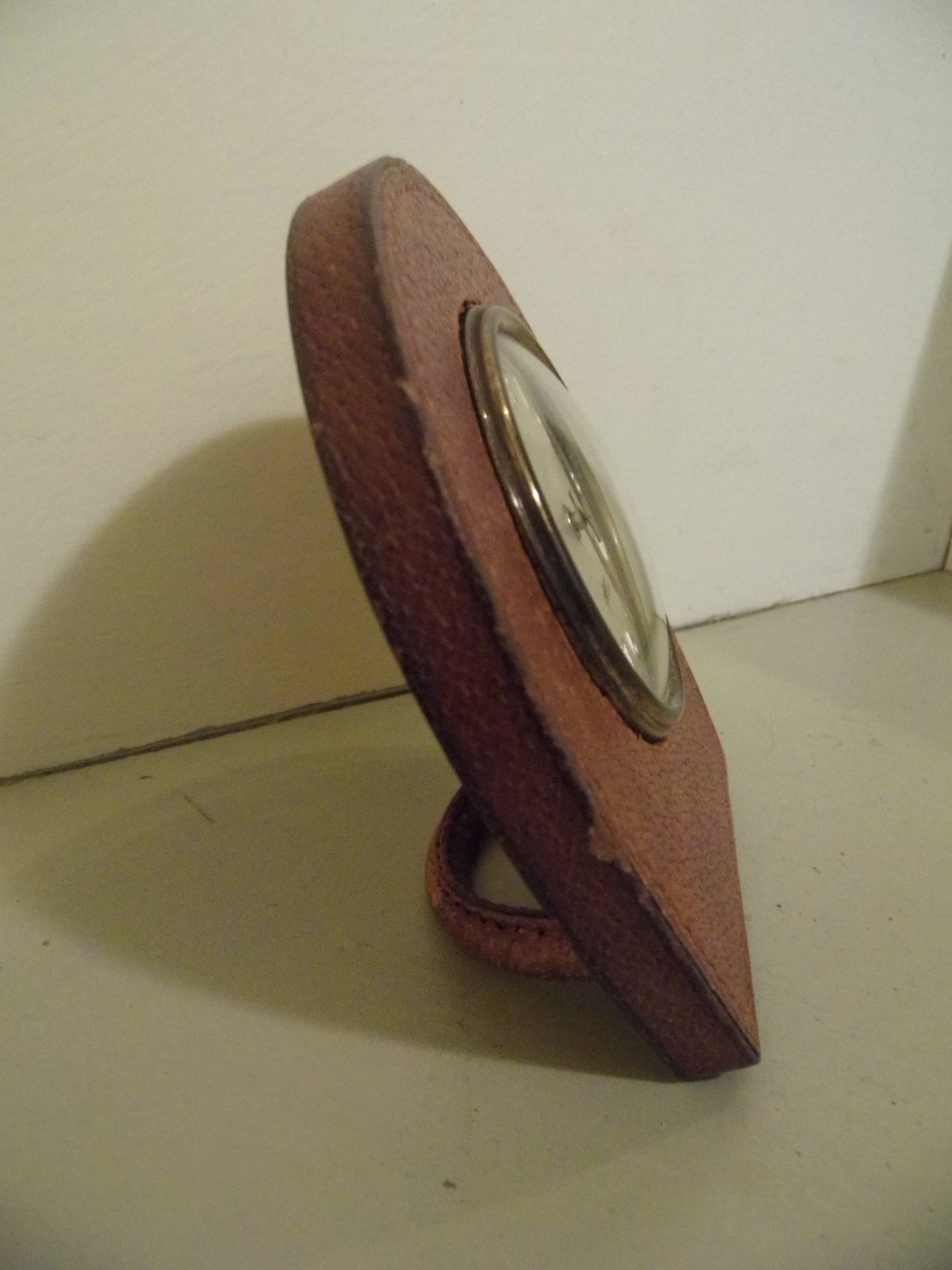 Leather pendulette Longchamp  30/40 art deco