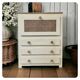 Vintage chest of drawers with 3 drawers and a flap