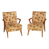 Fauteuils tchécoslovaques du milieu du siècle, années 1960, lot de 2