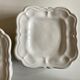 Set 6 plates in glazed earth with Moustiers godrons 1970