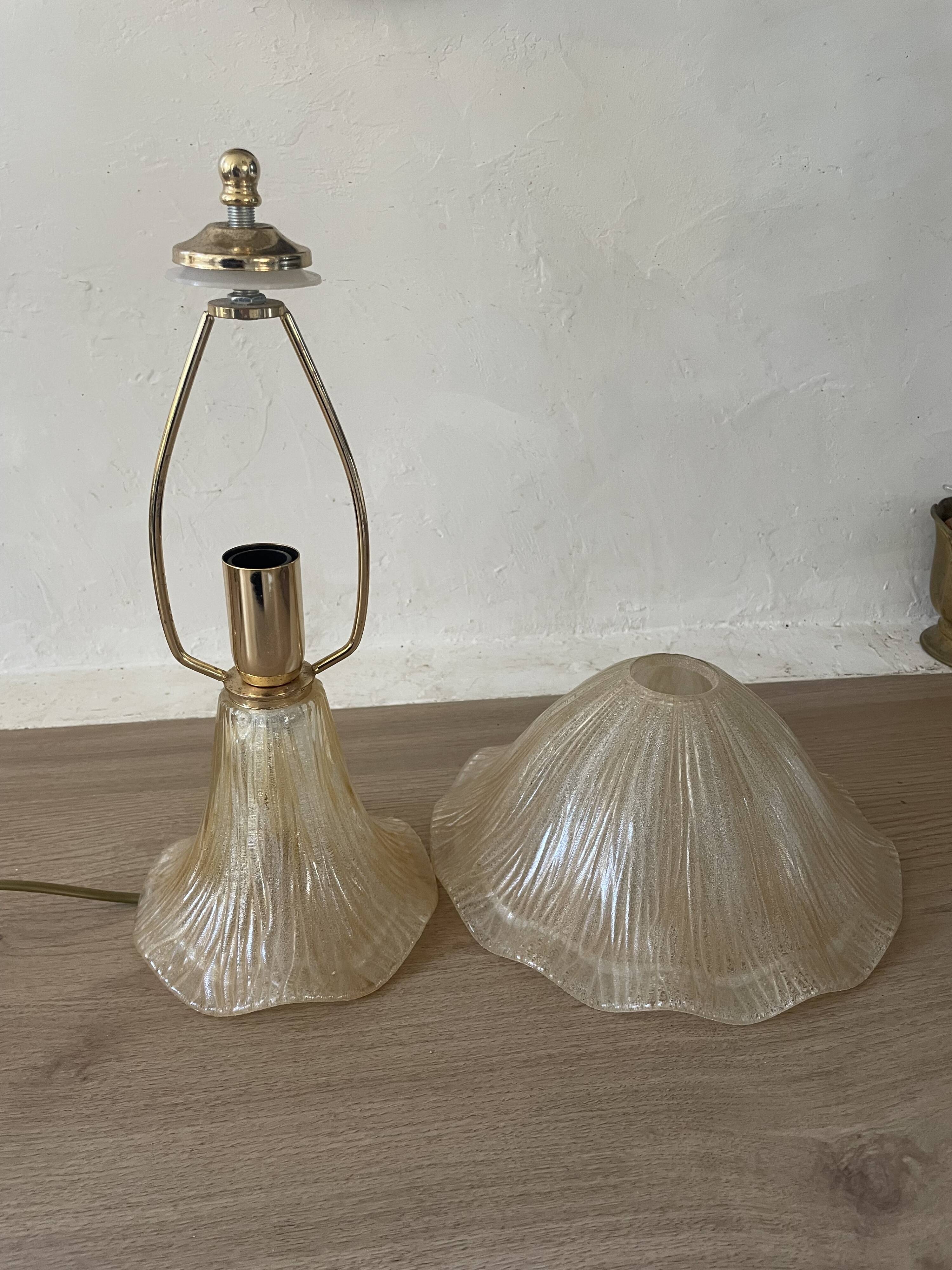 Vintage Murano glass lamp