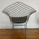 Pair of Diamond armchairs by Harry Bertoia for Knoll vintage