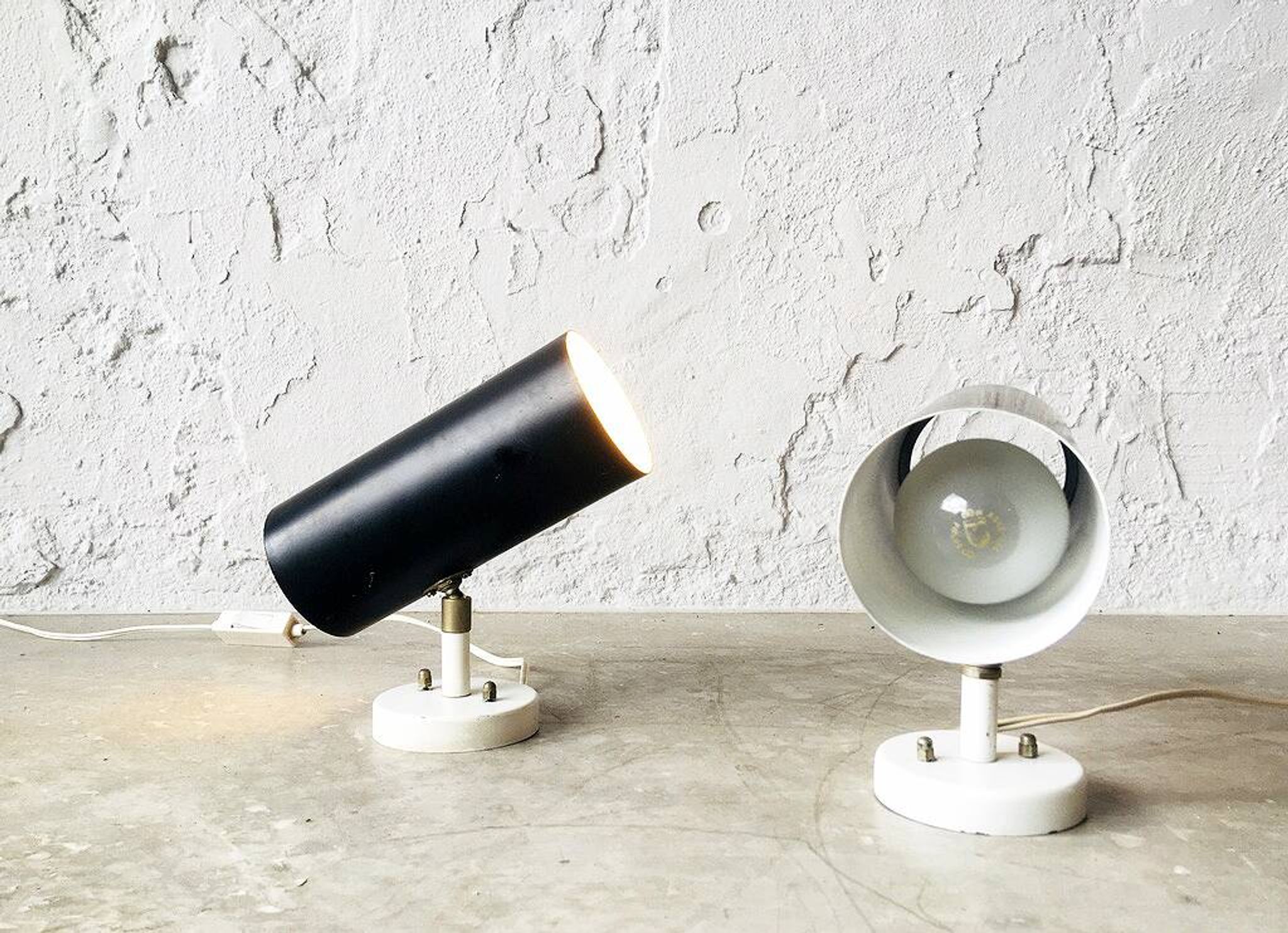 Pair of spotlights, Denmark, 1960