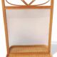 Mid Century French Riviera Rattan and Wicker Mirror With Shelf, Spain, 1960s–70s