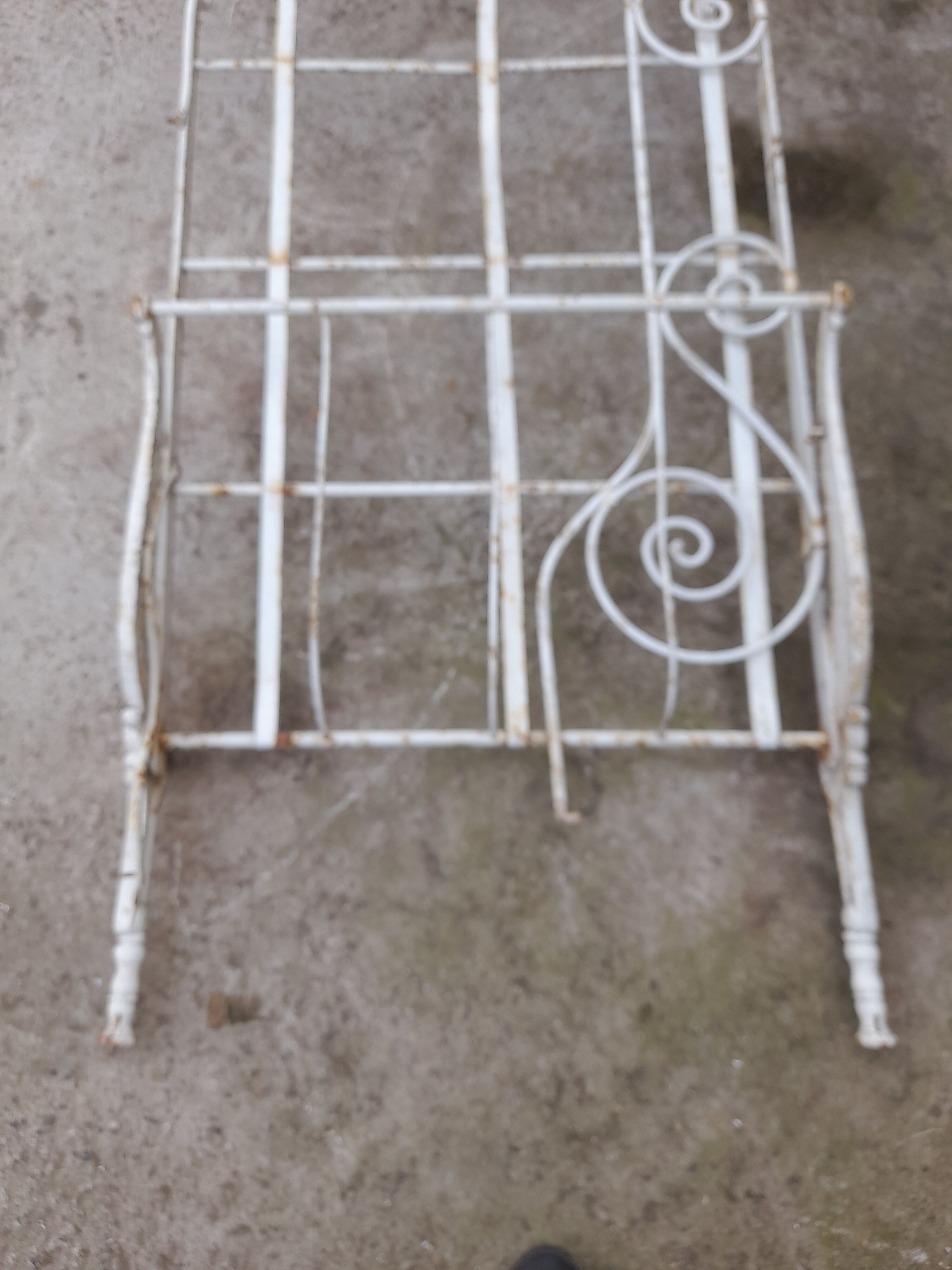 Bench bed wrought iron sofa