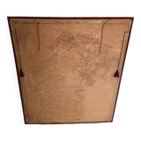 Historical map of the city of Meudon 1947, Ministry of Reconstruction
