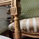 Exceptional Louis XVI style bench in gilded wood - Late 19th century