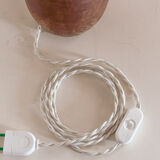 Large table lamp in stoneware