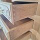 Low buffet in solid cherry wood renovated – Louis XV style – 250 cm