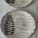 6 large earthenware plates from Salins Tolede