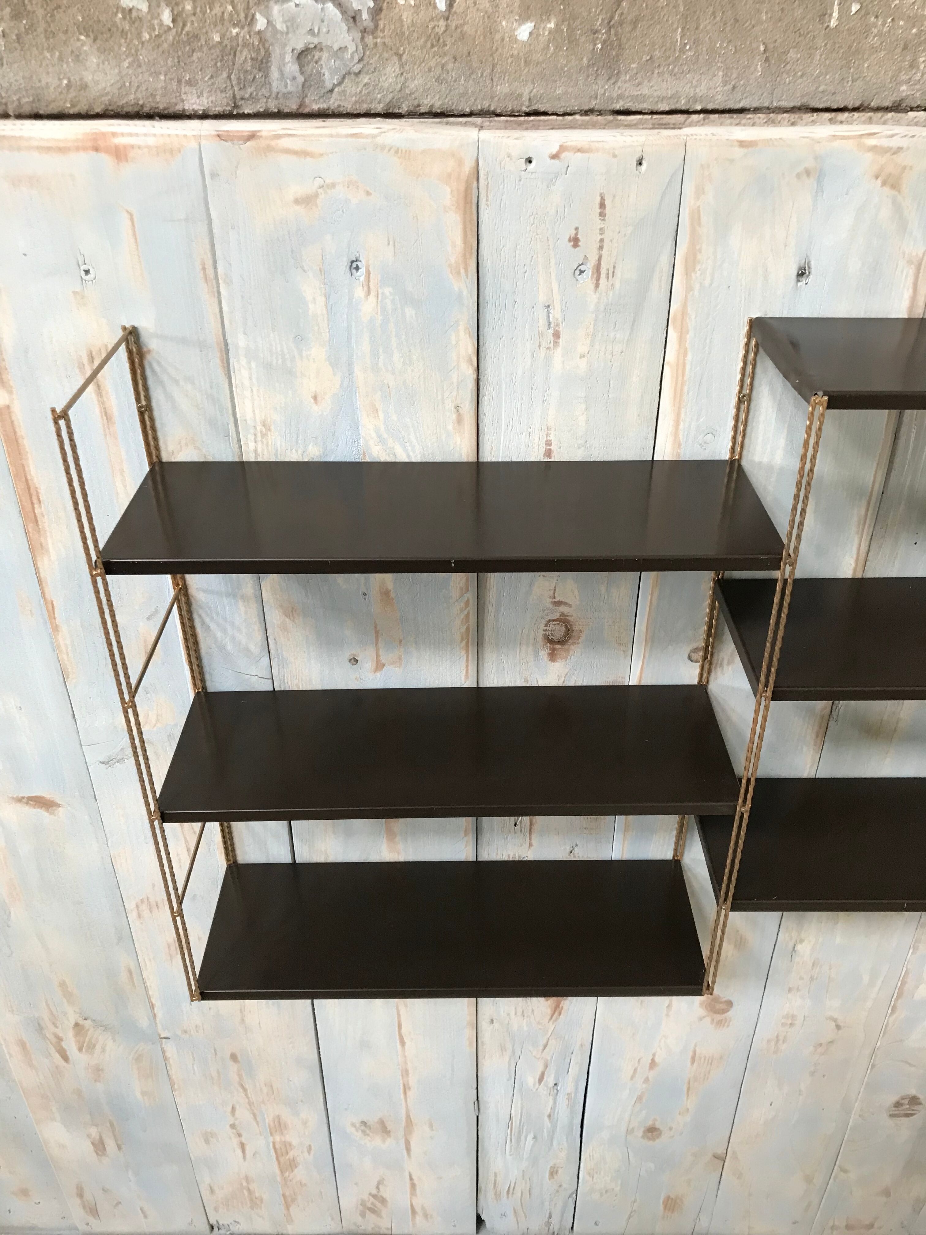 Metal thong shelf
