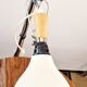 Vintage clamp lamp - Wood and metal - 70s