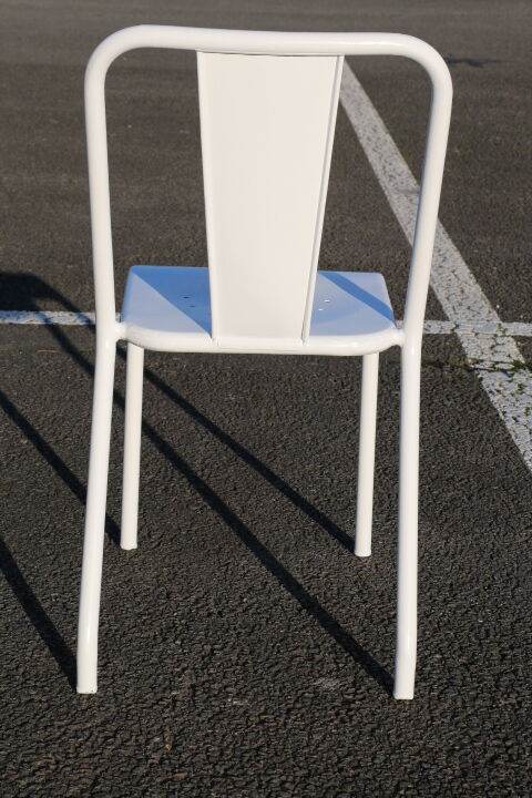 4 Tolix chairs by designer Xavier Pauchard model T37 1950