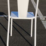 4 Tolix chairs by designer Xavier Pauchard model T37 1950