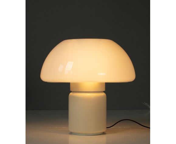 Elio Martinelli for Martinelli Luce Model 625, large space age mushroom  lamp | Selency