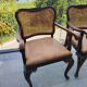 Ribbed leather office chair