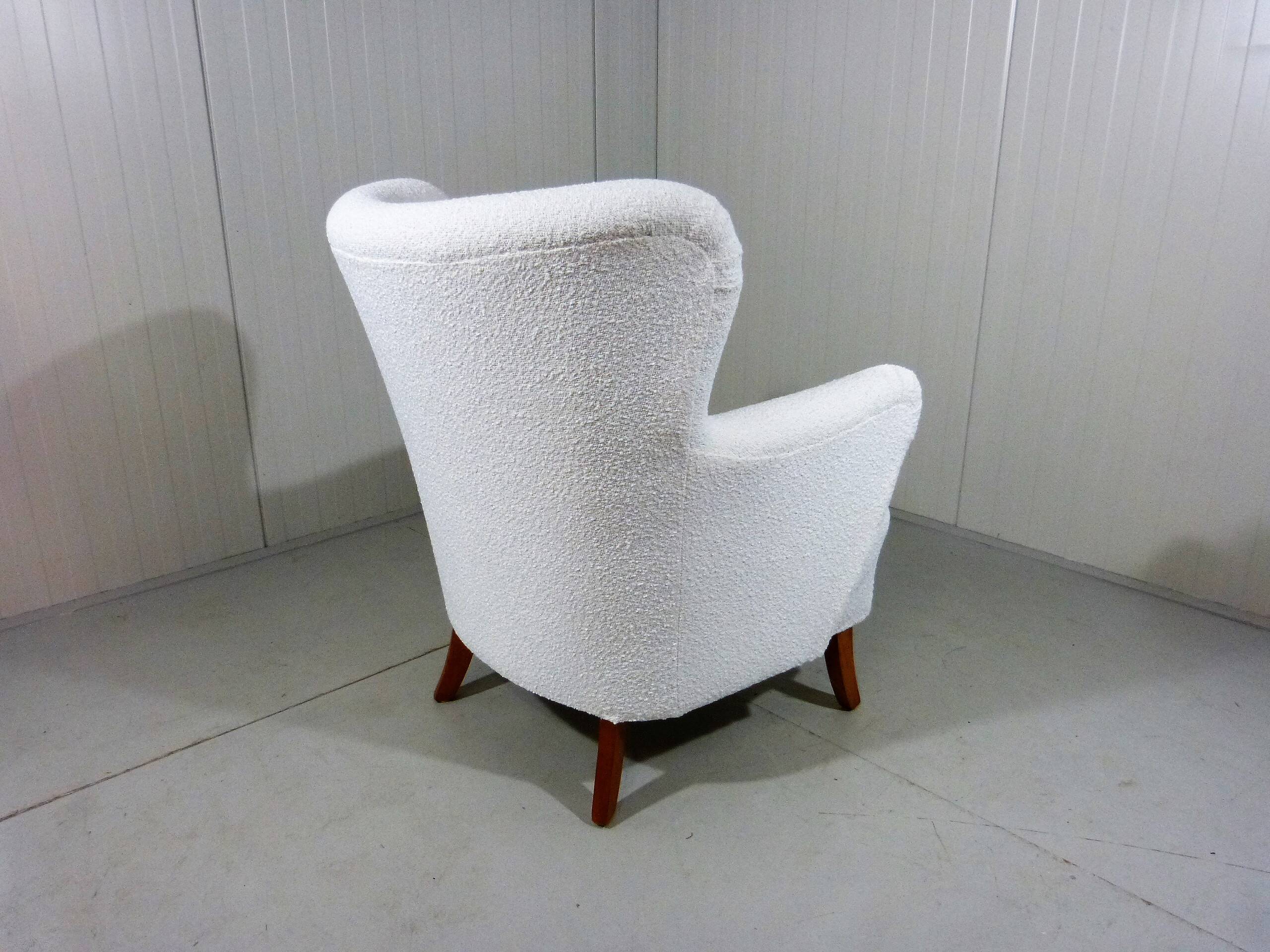Boucle armchair lounge chair Sweden, 1950’s